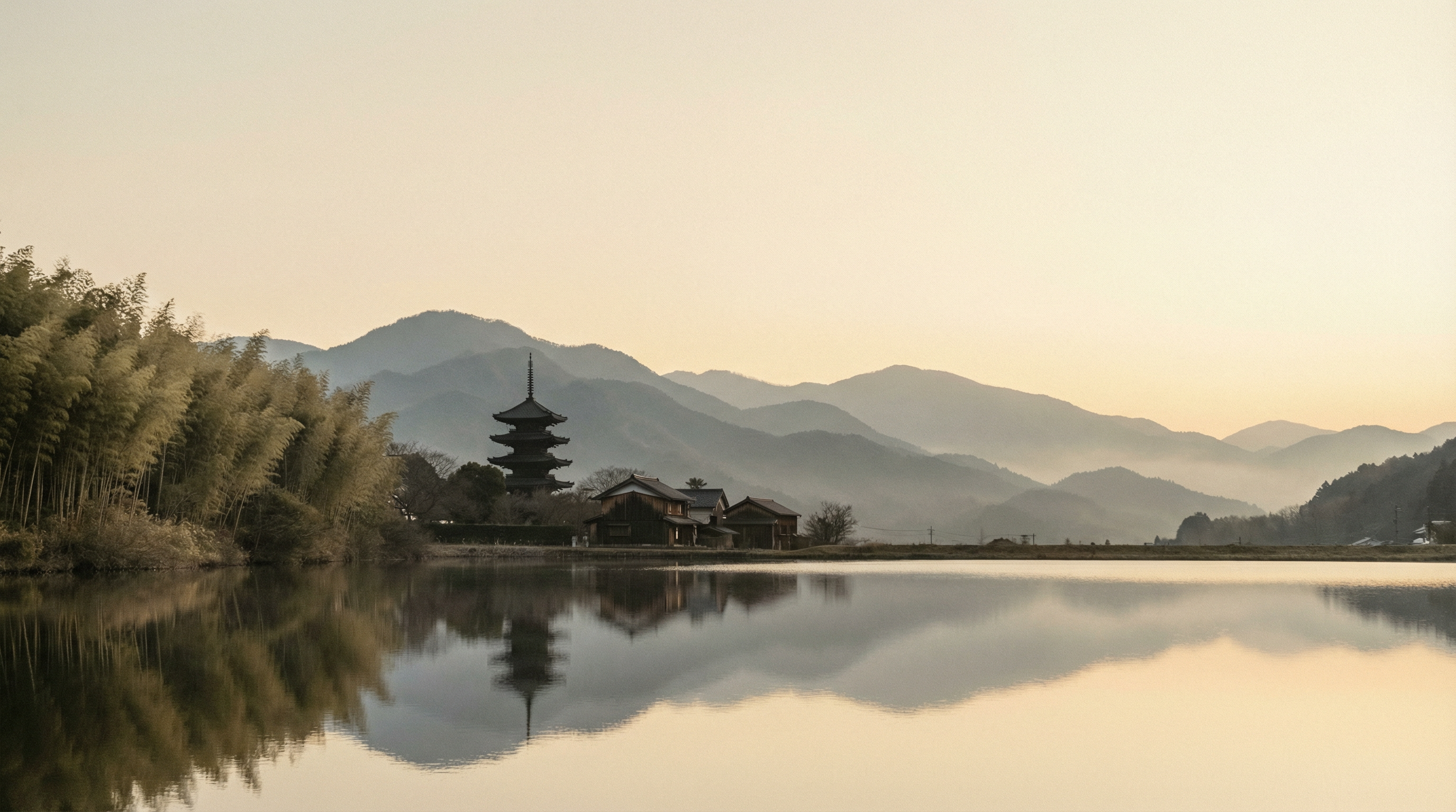 Serene Japanese landscape