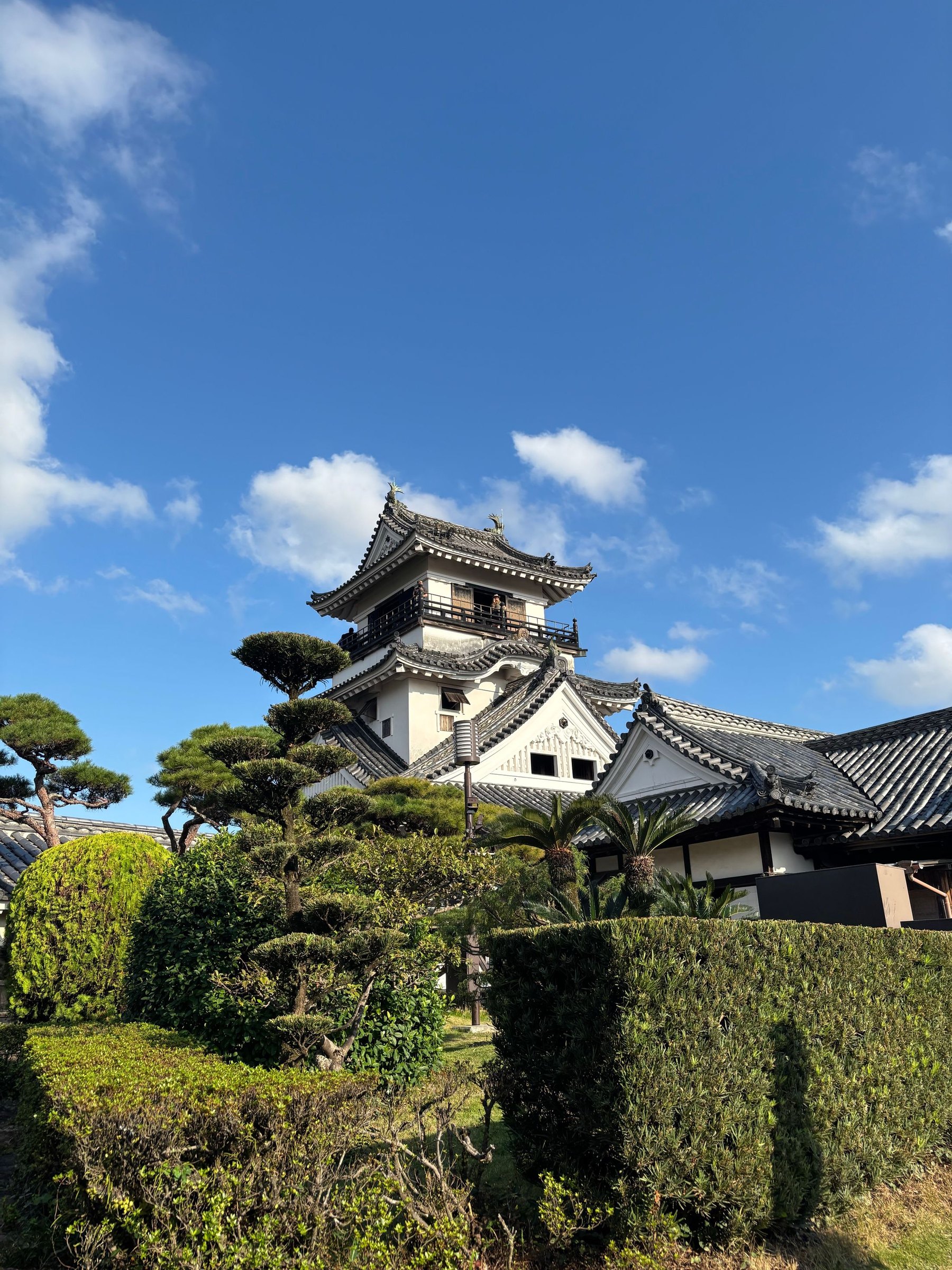Kochi Castle and its garden in Kochi City, Japan