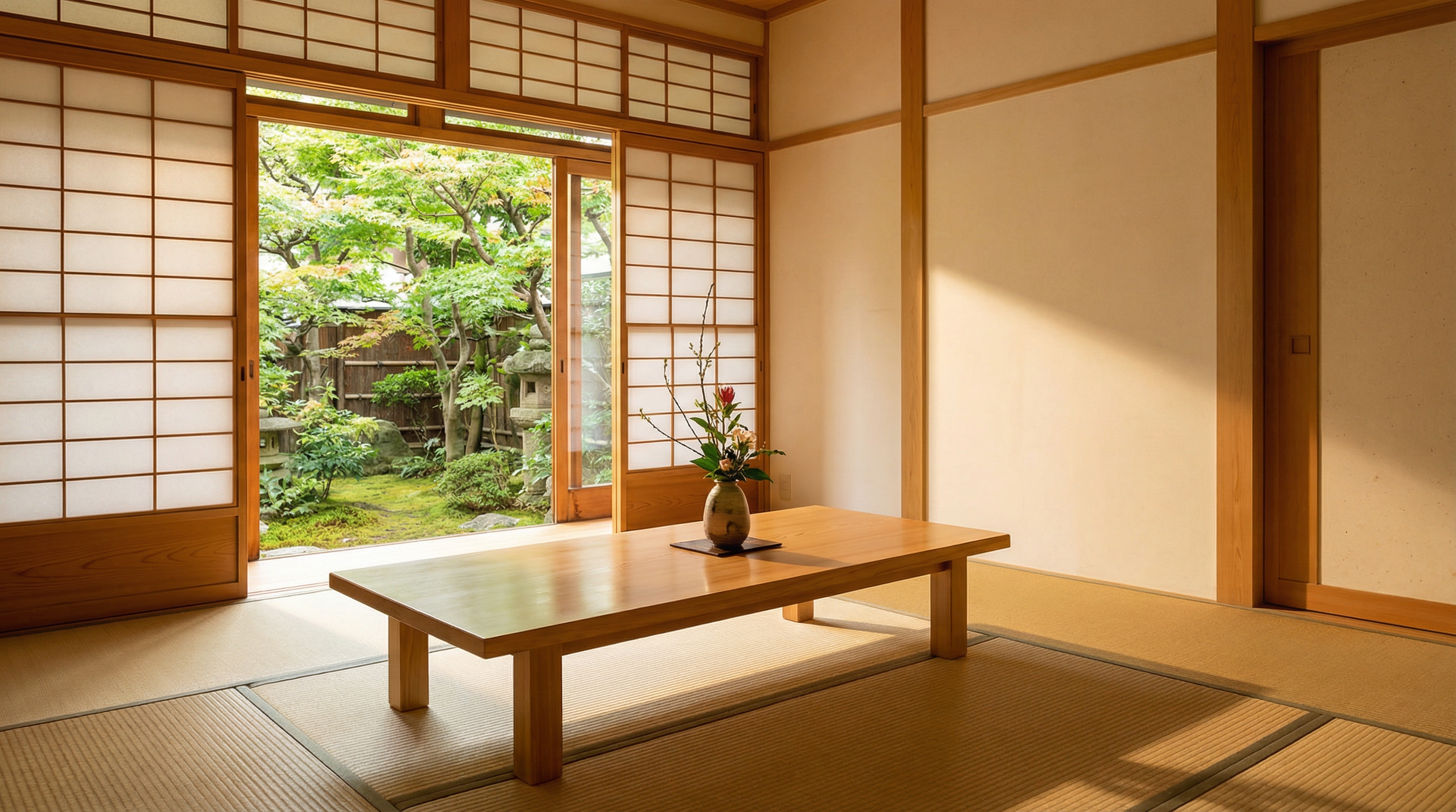 Traditional ryokan interior